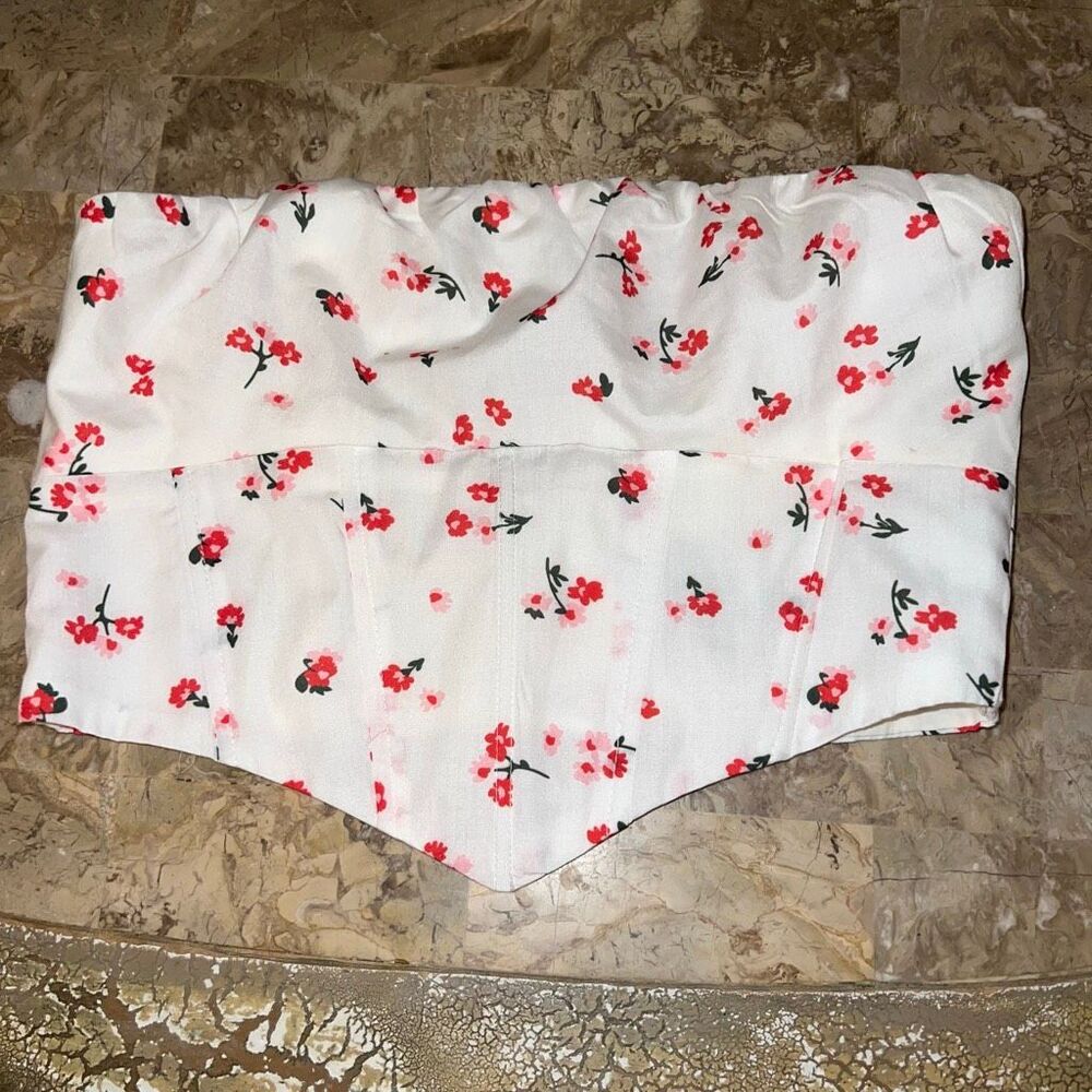 Princess Polly floral tube top size 8 M